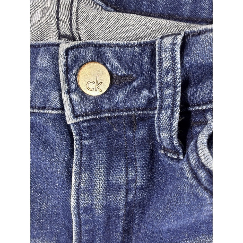 Calvin Klein Jeans Women's Slim Boyfriend Denim Blue Jeans Size 2 Stretch W14.5" - Picture 3 of 10